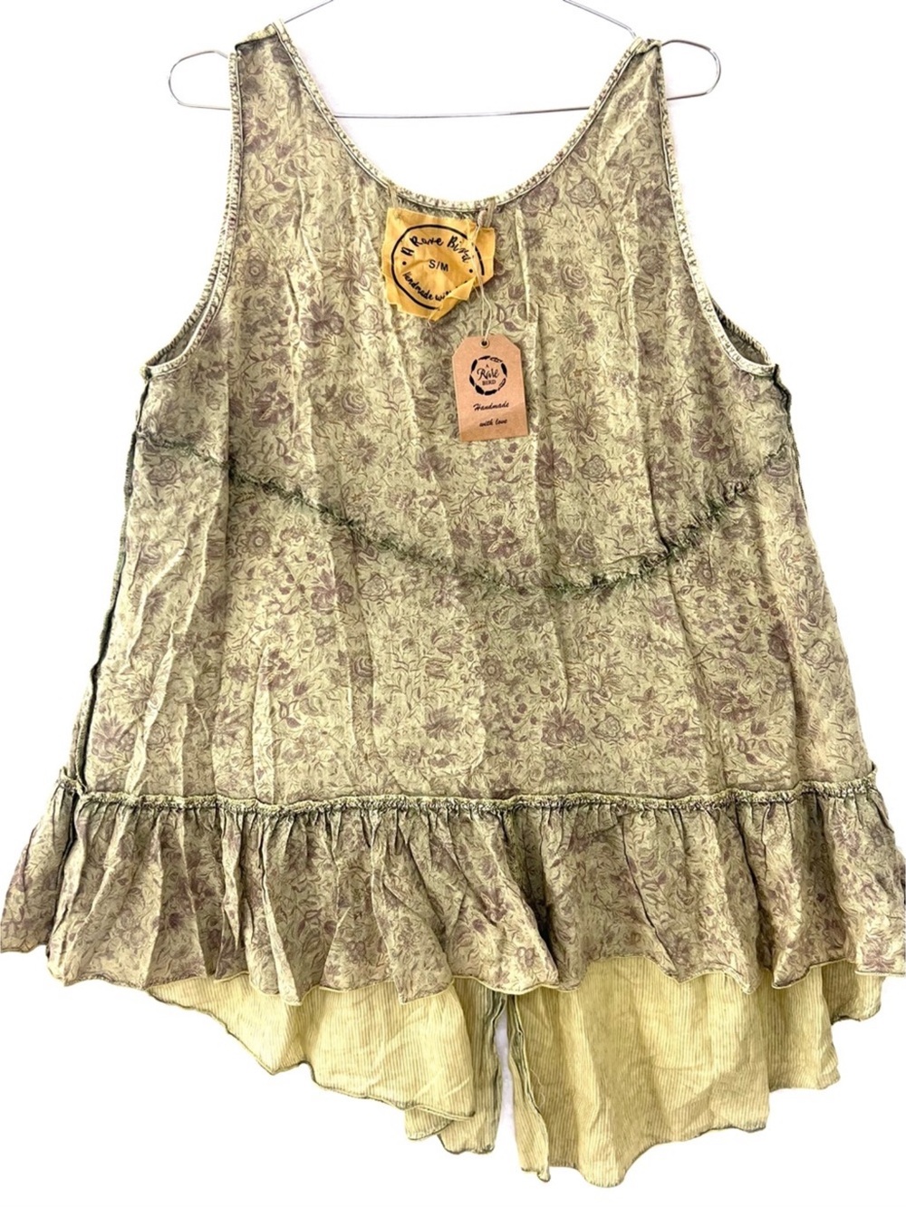 Pretty Is As Pretty Does Ruffled Tank Top - Cream - Picture 3 of 3